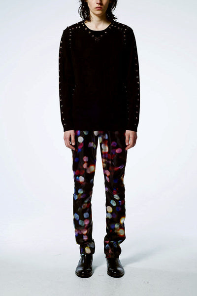 Slade Collection- Colourful Dots Printed Trouser - Johan Ku Shop