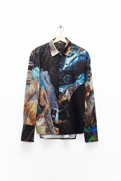 Slade Collection- Velvet Goldmine Inspired Printed Shirt - Johan Ku Shop