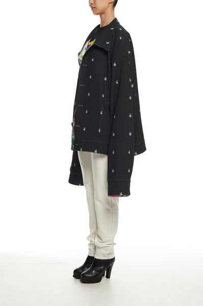 Andy Collection- Over-sized Graphic Dots Coat - Johan Ku Shop