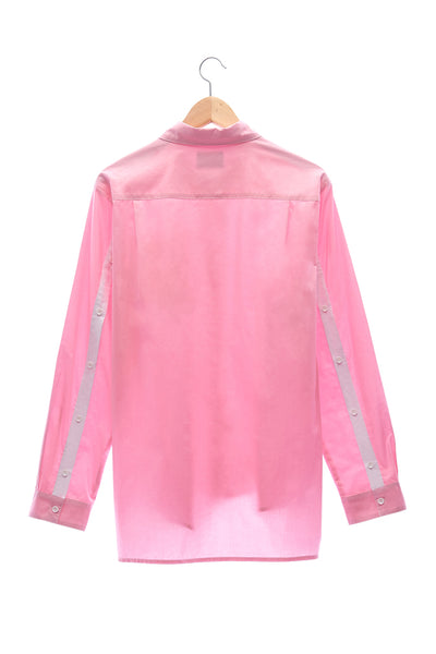 Elioliver Collection- Asymmetry Details Cotton Shirt - Pink - Johan Ku Shop