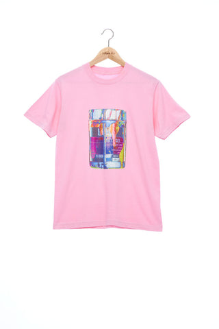 "The Painters" Collection- Pop Art Colour Paint Can Print T-Shirt - Pink