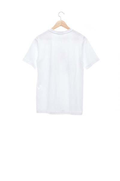 Sean Collection- BPM Inspired Slogan Graphic T-Shirt -White